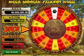Mega Moolah Bonus Wheel of Luck