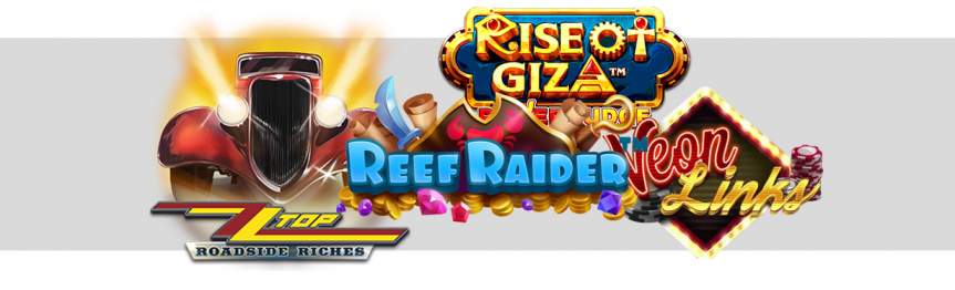 New slot offers from the various game developers